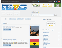 Tablet Screenshot of britishexpat.com